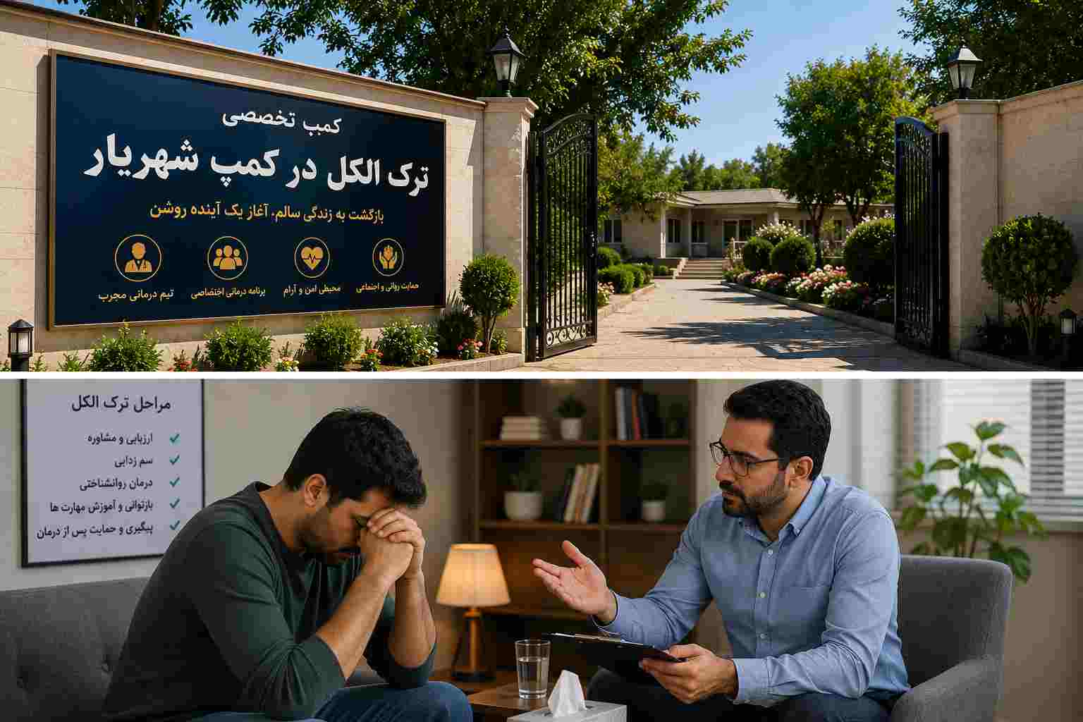 ترک الکل در کمپ | ترک اعتیاد انواع مشروبات الکلی و عرق